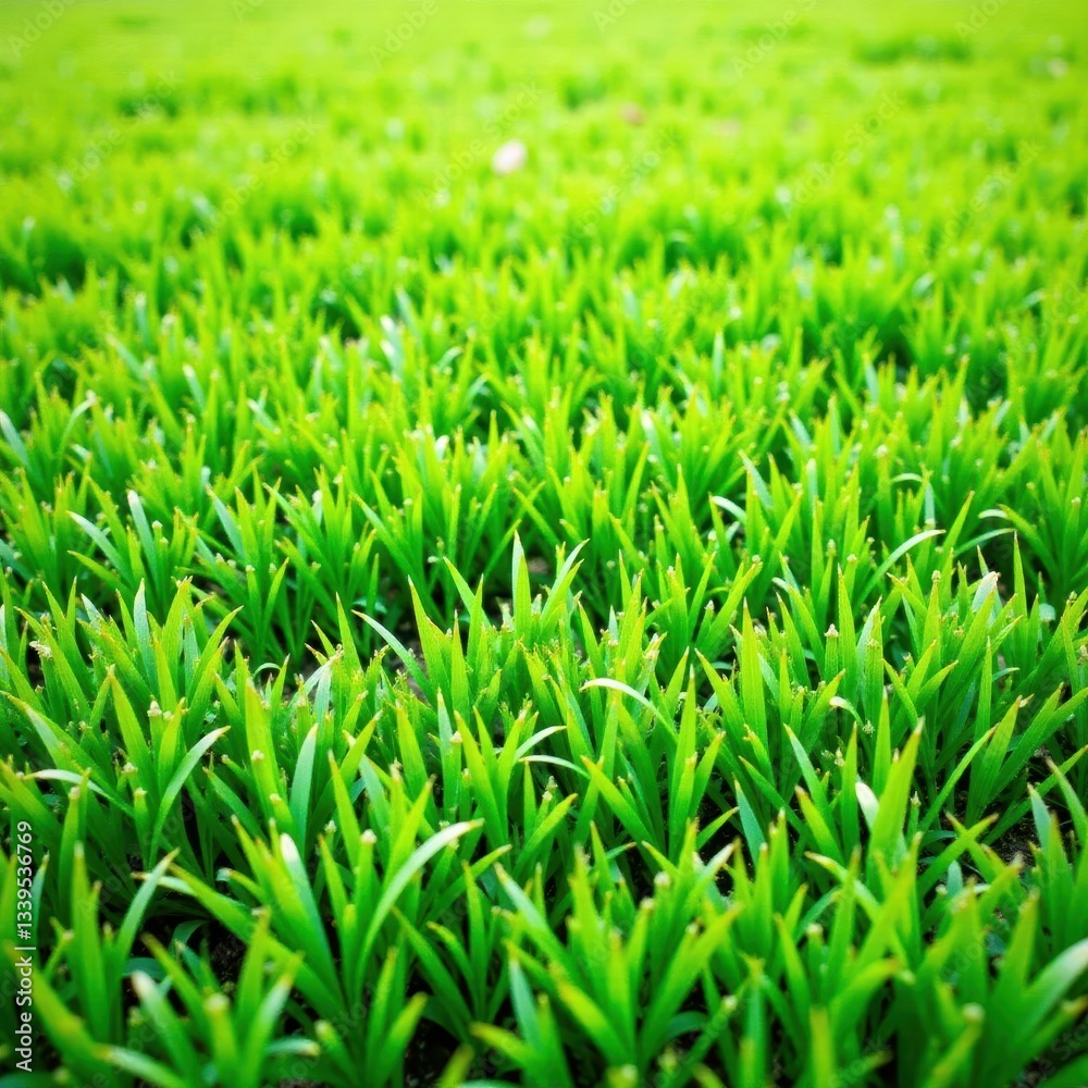 Fototapeta premium Lush, vibrant green lawn, perfectly manicured , verdant, landscape