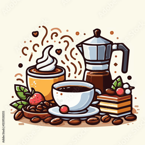 coffee, drink, beverage, cafe, cup, background, caffeine, espresso, aroma, hot, morning, food, mug, breakfast, closeup, black, brown, dark, fresh, white, cappuccino, mocha, break, design, latte, isola