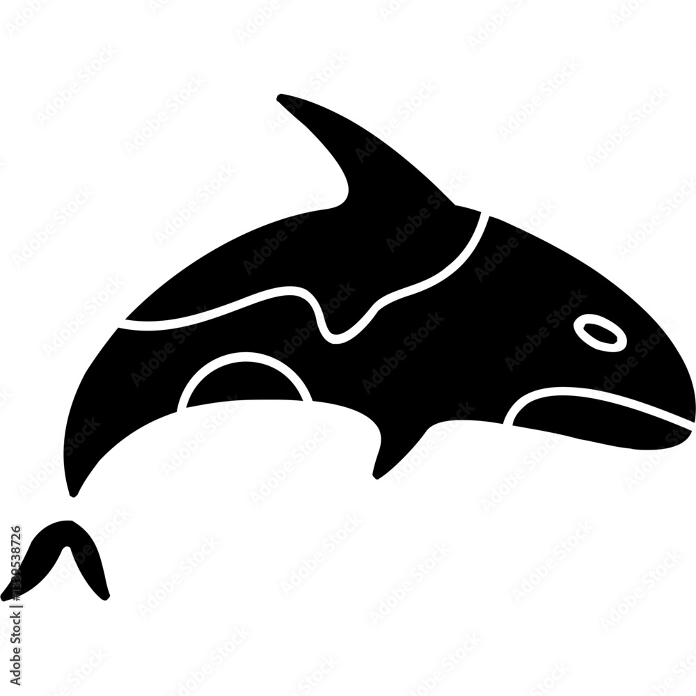Obraz premium Orca Icon