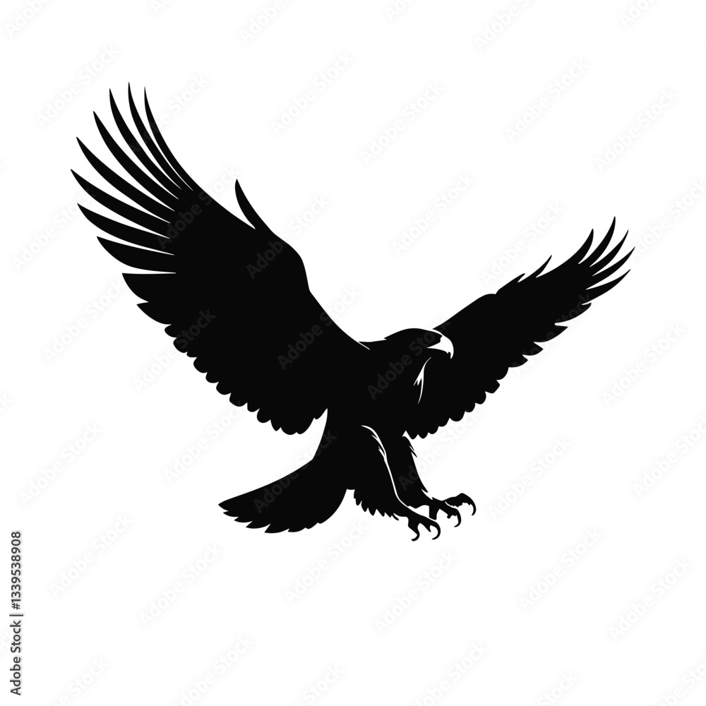 Naklejka premium Eagle Vector Art Design
