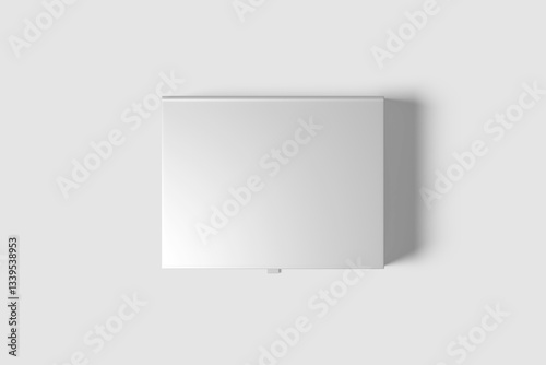 Blank Magnetic Gift Box Mockup