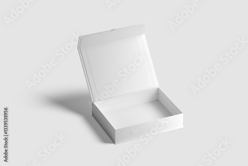 Blank Magnetic Gift Box Mockup