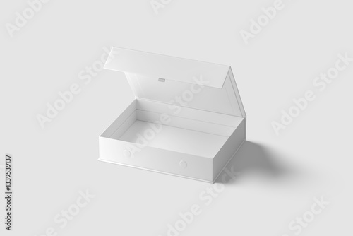 Blank Magnetic Gift Box Mockup