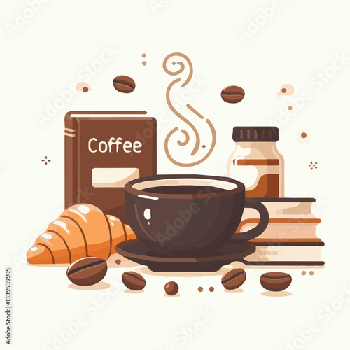 coffee, drink, beverage, cafe, cup, background, caffeine, espresso, aroma, hot, morning, food, mug, breakfast, closeup, black, brown, dark, fresh, white, cappuccino, mocha, break, design, latte, isola