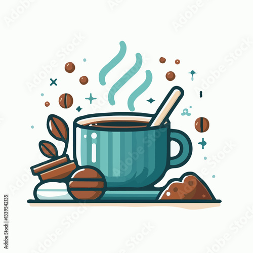 coffee, drink, beverage, cafe, cup, background, caffeine, espresso, aroma, hot, morning, food, mug, breakfast, closeup, black, brown, dark, fresh, white, cappuccino, mocha, break, design, latte, isola