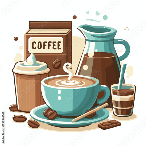 coffee, drink, beverage, cafe, cup, background, caffeine, espresso, aroma, hot, morning, food, mug, breakfast, closeup, black, brown, dark, fresh, white, cappuccino, mocha, break, design, latte, isola