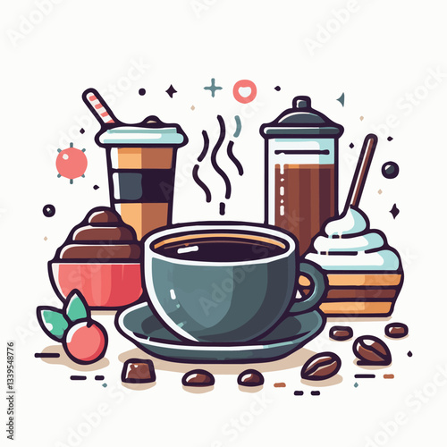 coffee, drink, beverage, cafe, cup, background, caffeine, espresso, aroma, hot, morning, food, mug, breakfast, closeup, black, brown, dark, fresh, white, cappuccino, mocha, break, design, latte, isola