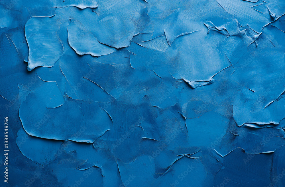 Fototapeta premium Clean Textured Blue Wall Background with High-Resolution Detail and a Simple, High-End Aesthetic