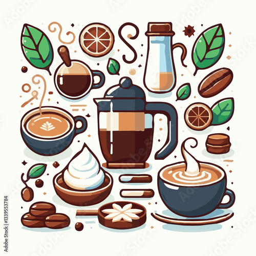 coffee, drink, beverage, cafe, cup, background, caffeine, espresso, aroma, hot, morning, food, mug, breakfast, closeup, black, brown, dark, fresh, white, cappuccino, mocha, break, design, latte, isola