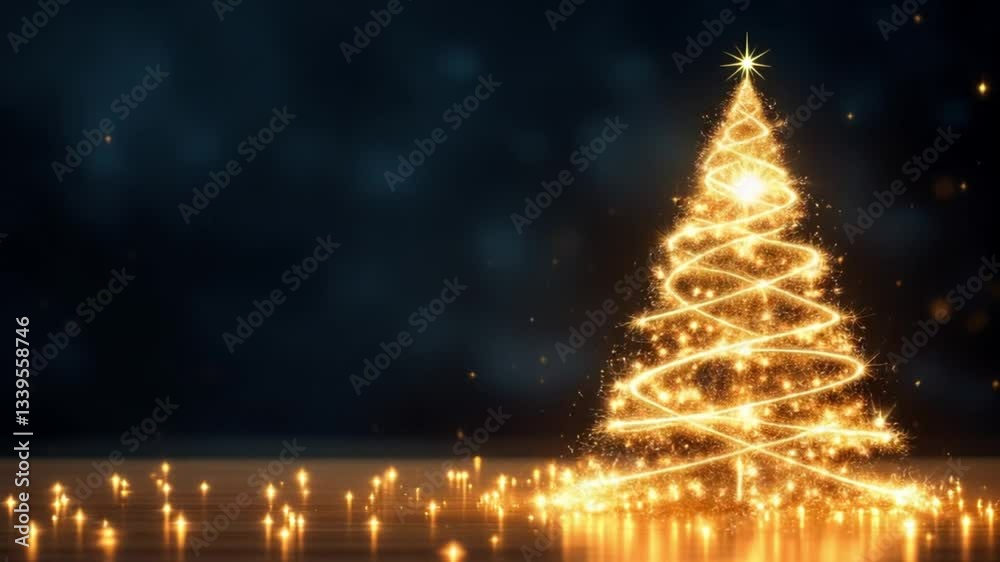 christmas tree with lights