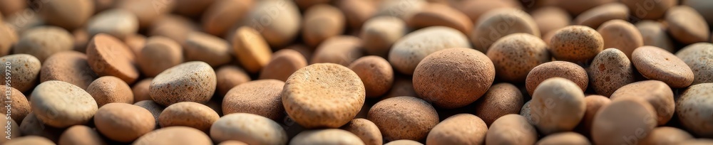 Smooth, brown dolomite pebbles, close-up Earth tones, natural texture , detail, natural Smooth, brown dolomite pebbles, close-up Earth tones, natural texture , detail, natural