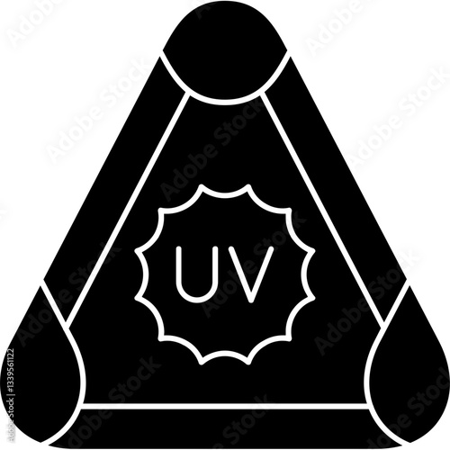 Uv radiation Icon