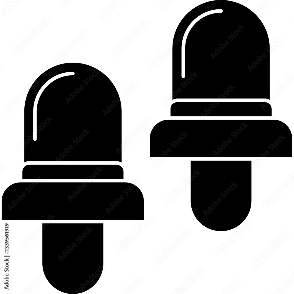 Ear plug Icon Ear plug Icon