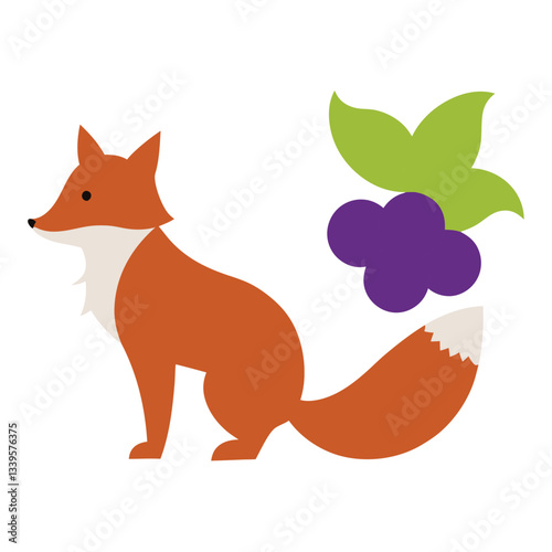 red fox cartoon