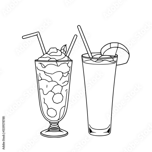 Refreshing Summer Drinks: Creamy Delight and Zesty Mango                                                      