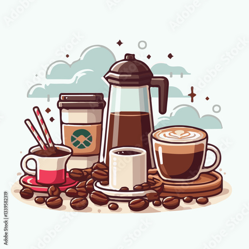 coffee, drink, beverage, cafe, cup, background, caffeine, espresso, aroma, hot, morning, food, mug, breakfast, closeup, black, brown, dark, fresh, white, cappuccino, mocha, break, design, latte, isola