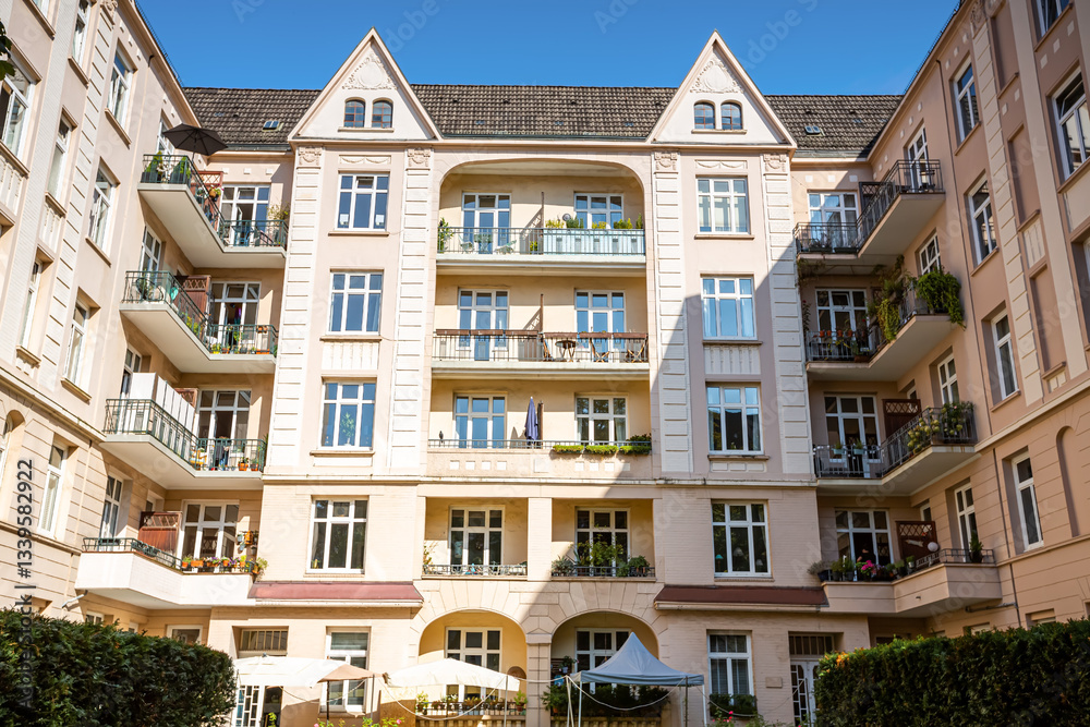 Fototapeta premium Residential building