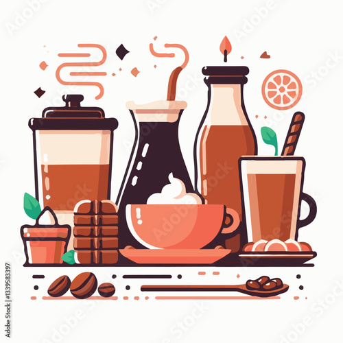 coffee, drink, beverage, cafe, cup, background, caffeine, espresso, aroma, hot, morning, food, mug, breakfast, closeup, black, brown, dark, fresh, white, cappuccino, mocha, break, design, latte, isola