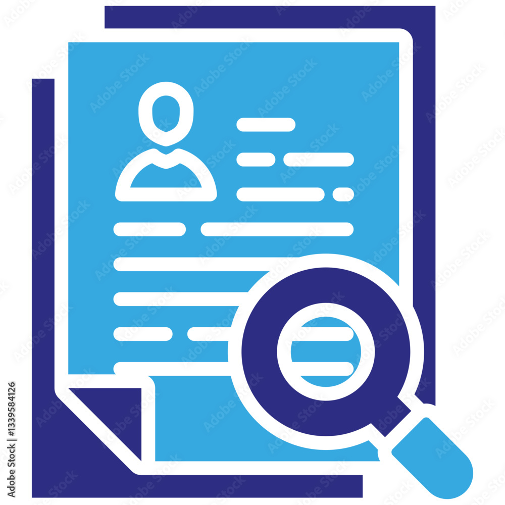 Resource icon in Glyph Dual Color Style. Simple Vector Design. Simple Vector Glyph Icon