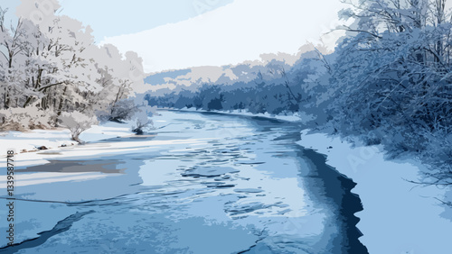 Winter river