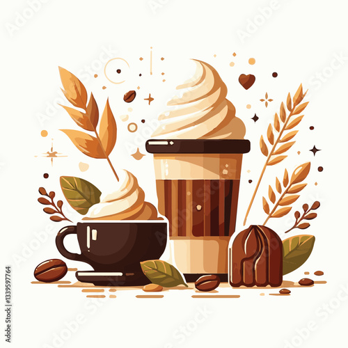 coffee, drink, beverage, cafe, cup, background, caffeine, espresso, aroma, mug, morning, food, hot, brown, closeup, breakfast, black, dark, fresh, white, mocha, cappuccino, isolated, break, design, la