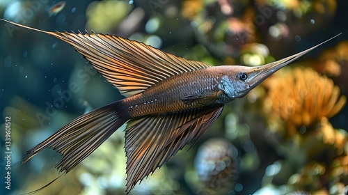 The Indo-Pacific Sailfish (Istiophorus platypterus) is widely regarded as the fastest fish species. According to Johnson and Gill (referenced below), this species has been recorded at speeds exceeding