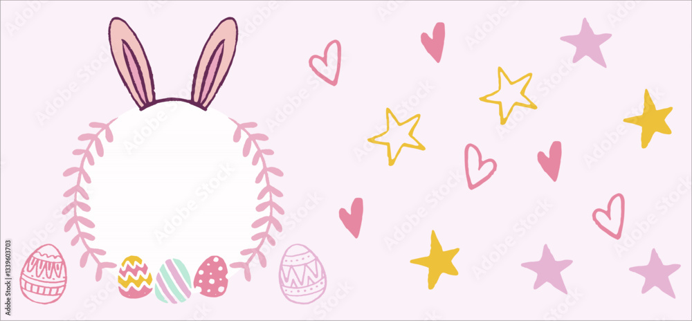 Easter Celebration with Decorative Elements