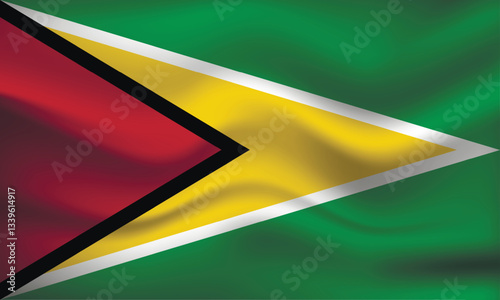 Free Download Flag of Guyana. National symbol in official colors. Template icon. Abstract vector background. - GFXLoad