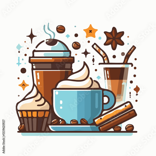 coffee, drink, beverage, cafe, cup, background, caffeine, espresso, aroma, mug, morning, food, hot, brown, closeup, breakfast, black, dark, fresh, white, mocha, cappuccino, isolated, break, design, la