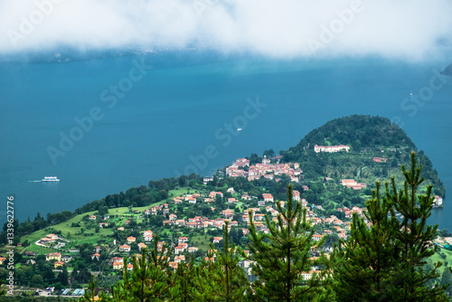Lake Como landscape , Italy