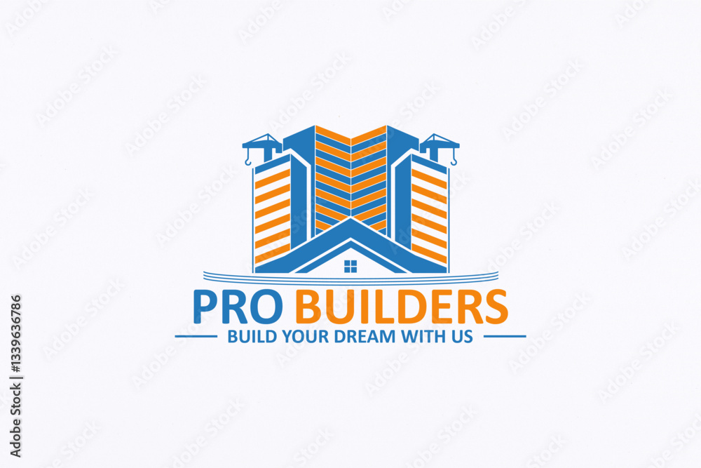 Real Estate and Construction Vector Logo design Real Estate and Construction Vector Logo design