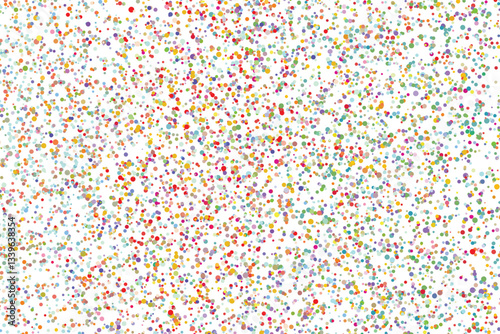 Light multicolor background, colorful vector texture with circles. Splash effect banner. Glitter silver dot abstract illustration with blurred drops of rain. Pattern for web page, banner,poster, card.