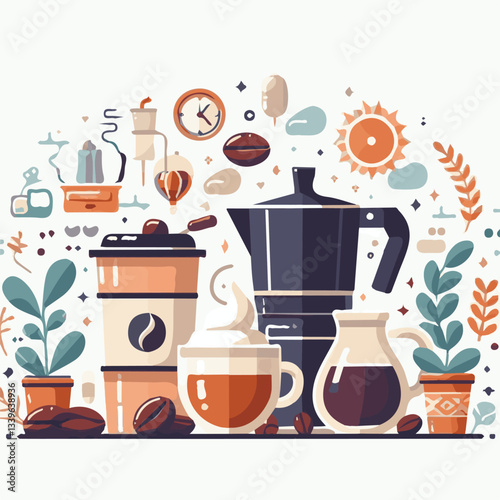 coffee, drink, beverage, cafe, cup, background, caffeine, espresso, aroma, mug, morning, food, hot, brown, closeup, breakfast, black, dark, fresh, white, mocha, cappuccino, isolated, break, design, la