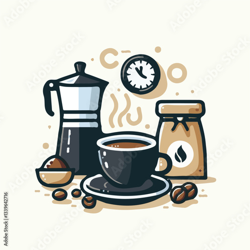 coffee, drink, beverage, cafe, cup, background, caffeine, espresso, aroma, mug, morning, food, hot, brown, closeup, breakfast, black, dark, fresh, white, mocha, cappuccino, isolated, break, design, la