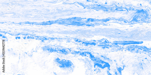 Blue and white Closeup surface abstract marble pattern at the stone floor texture background. A dreamy misty texture perfect for elegant designs. Hues and frosty textures for a calming effect. 