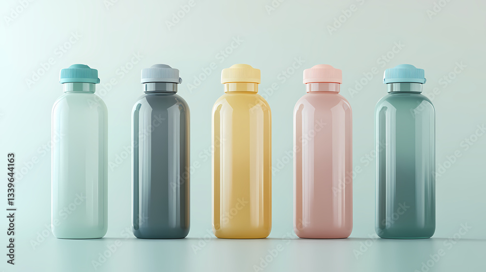 Unique hue hydration flask with translucent cap. Translucent Caps. Illustration Unique hue hydration flask with translucent cap. Translucent Caps. Illustration