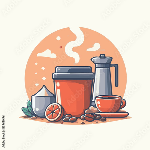 coffee, drink, beverage, cafe, cup, background, caffeine, espresso, aroma, mug, morning, food, hot, brown, closeup, breakfast, black, dark, fresh, white, mocha, cappuccino, isolated, break, design, la