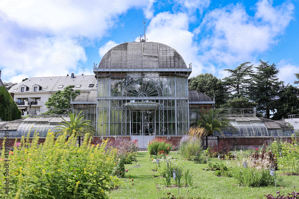 Obraz premium Explore the botanical beauty of Jardin des Plantes in Nantes, France