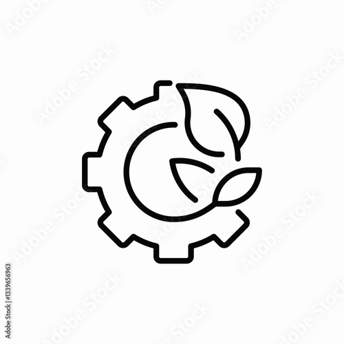 eco modification icon sign vector