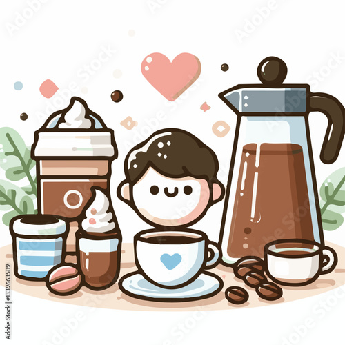 coffee, drink, beverage, cafe, cup, background, caffeine, espresso, aroma, mug, morning, food, hot, brown, closeup, breakfast, black, dark, fresh, white, mocha, cappuccino, isolated, break, design, la