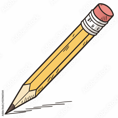 A pencil (/ˈpɛnsəl/) is a writing or drawing implement with a solid pigment core in a protective casing that reduces the risk of core breakage and keeps it from marking the user's hand. Staedtler HB g