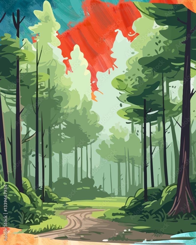 Obraz premium Forest Art
