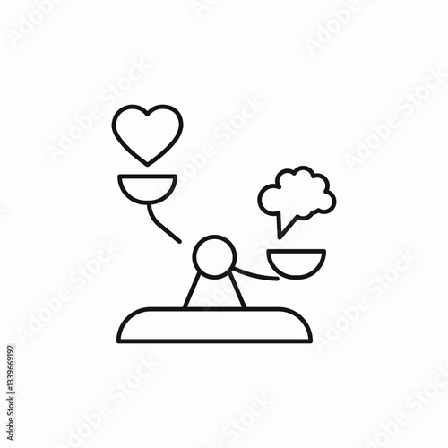 reaction scale icon sign vector