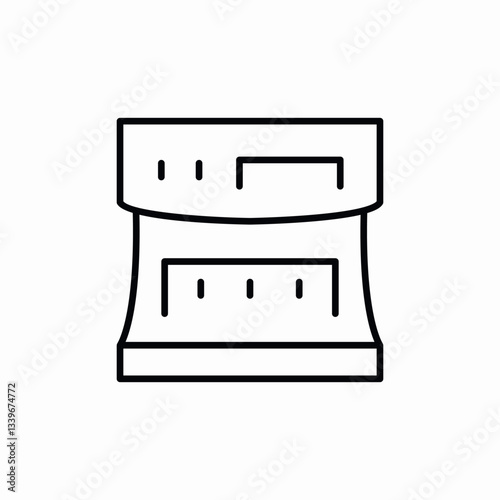 atm port icon sign vector