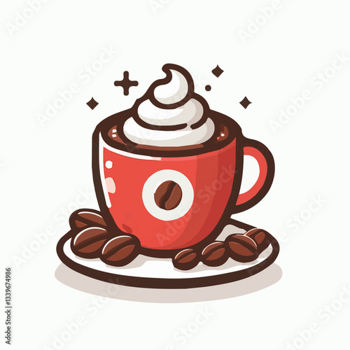 coffee, drink, beverage, cafe, cup, background, caffeine, espresso, aroma, mug, morning, food, hot, brown, closeup, breakfast, black, dark, fresh, white, mocha, cappuccino, isolated, break, design, la