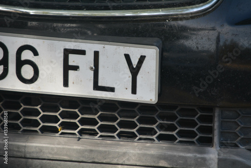 High-quality image of a Spanish license plate (matrícula española) on a vehicle, showcasing the European Union blue strip with the 'E' country code for Spain. 