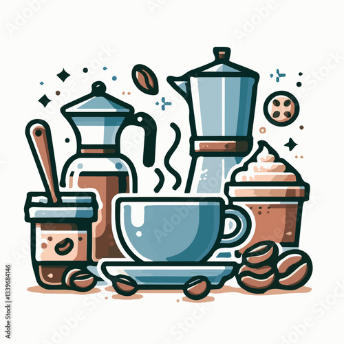 coffee, drink, beverage, cafe, cup, background, caffeine, espresso, aroma, mug, morning, food, hot, brown, closeup, breakfast, black, dark, fresh, white, mocha, cappuccino, isolated, break, design, la