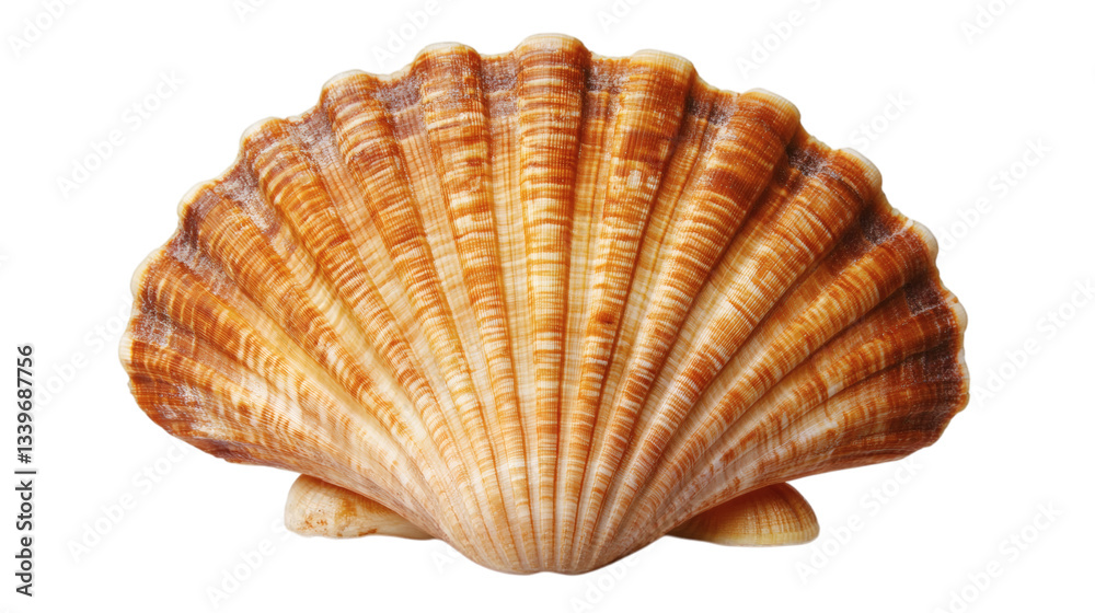 Obraz premium Seashell isolated on white background