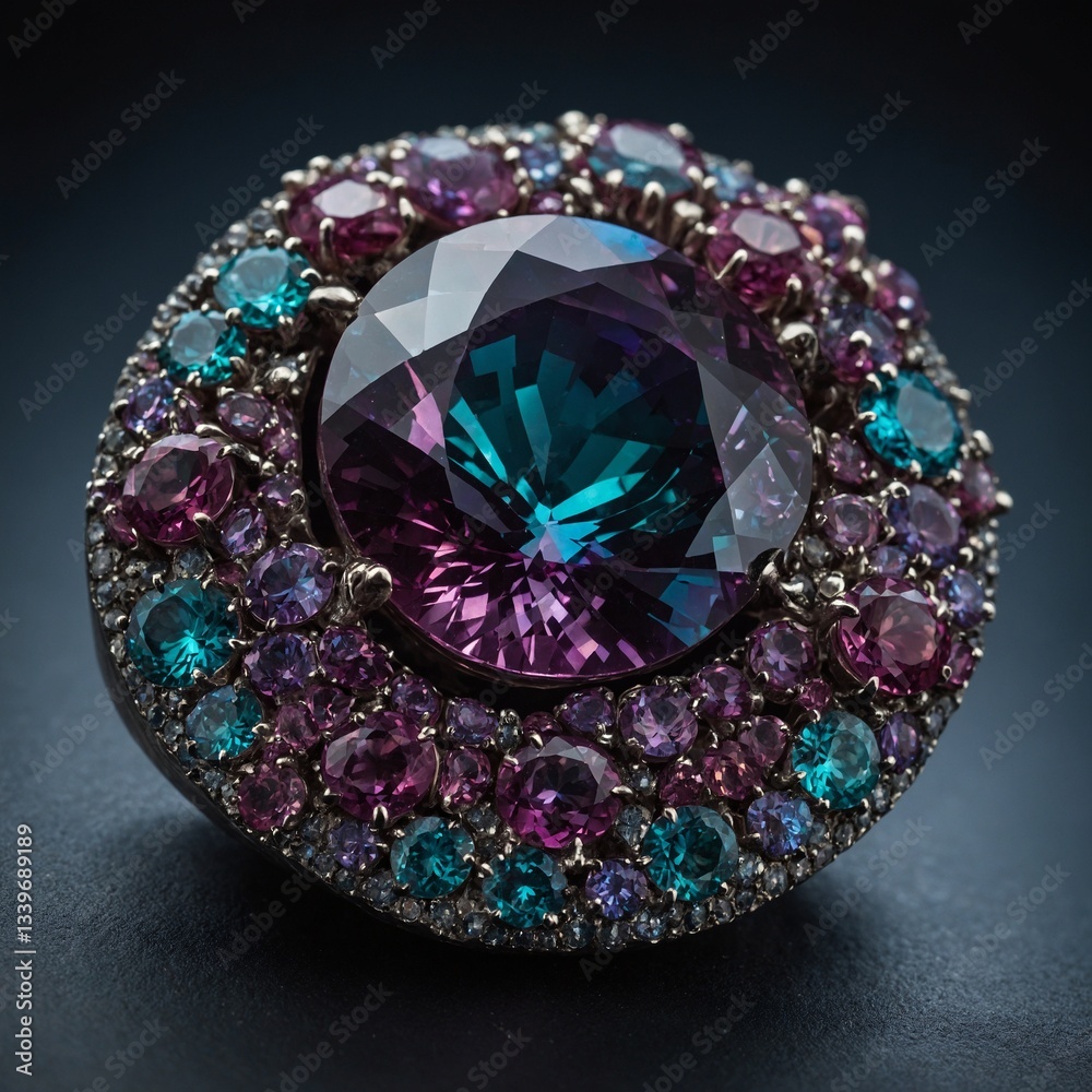 Fototapeta premium set of gems diamonds
