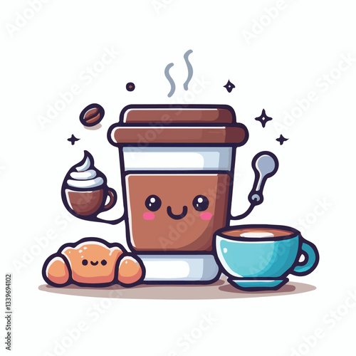 coffee, drink, beverage, cafe, cup, background, caffeine, espresso, aroma, mug, morning, food, hot, brown, closeup, breakfast, black, dark, fresh, white, mocha, cappuccino, isolated, break, design, la